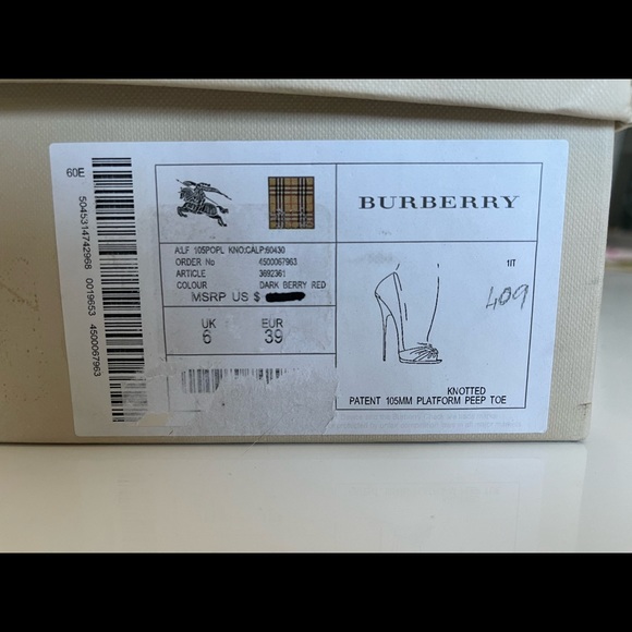 Burberry Open Toe Pumps - Picture 6 of 6